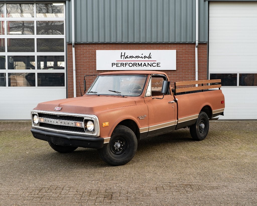 '70 Chevrolet C20 Pickup Custom Camper, Automaat, Achterwielaandrijving, Pick-up, 8 cilinders
