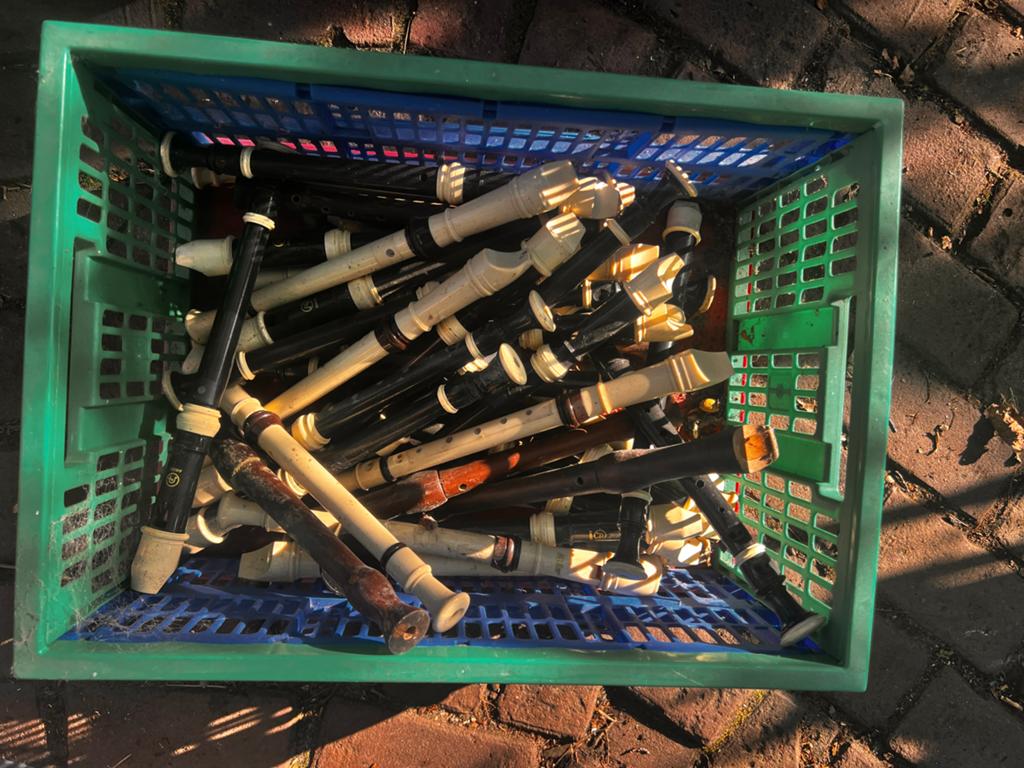 Gebruikte fluiten - Werken nog goed - €5 per stuk, Ophalen of Verzenden, Gebruikt, Overige typen, Kunststof