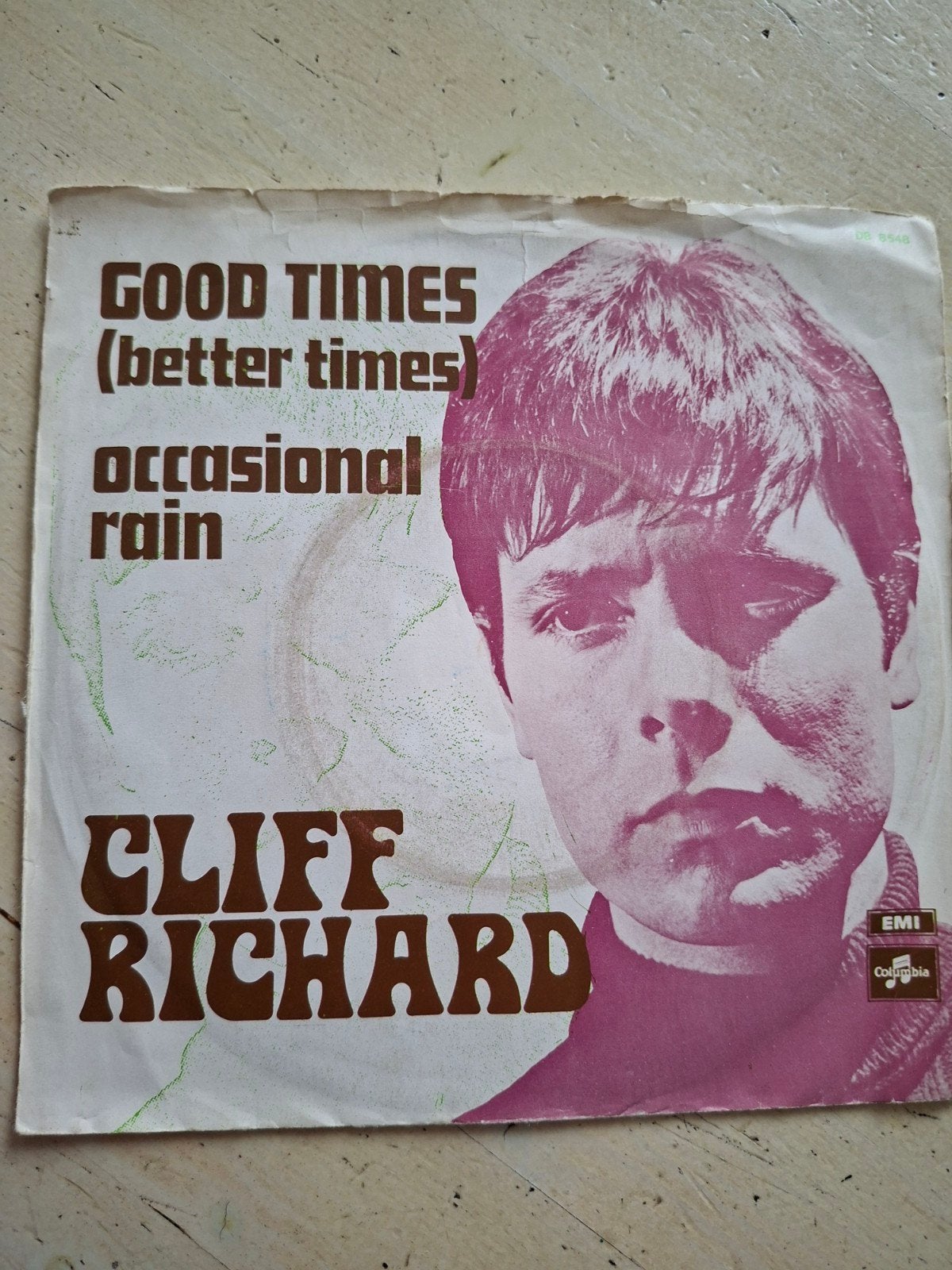 Cliff Richard - Good Times (better times) / Occasional Rain, Cd's en Dvd's, Vinyl Singles, Gebruikt, 7 inch, Ophalen of Verzenden
