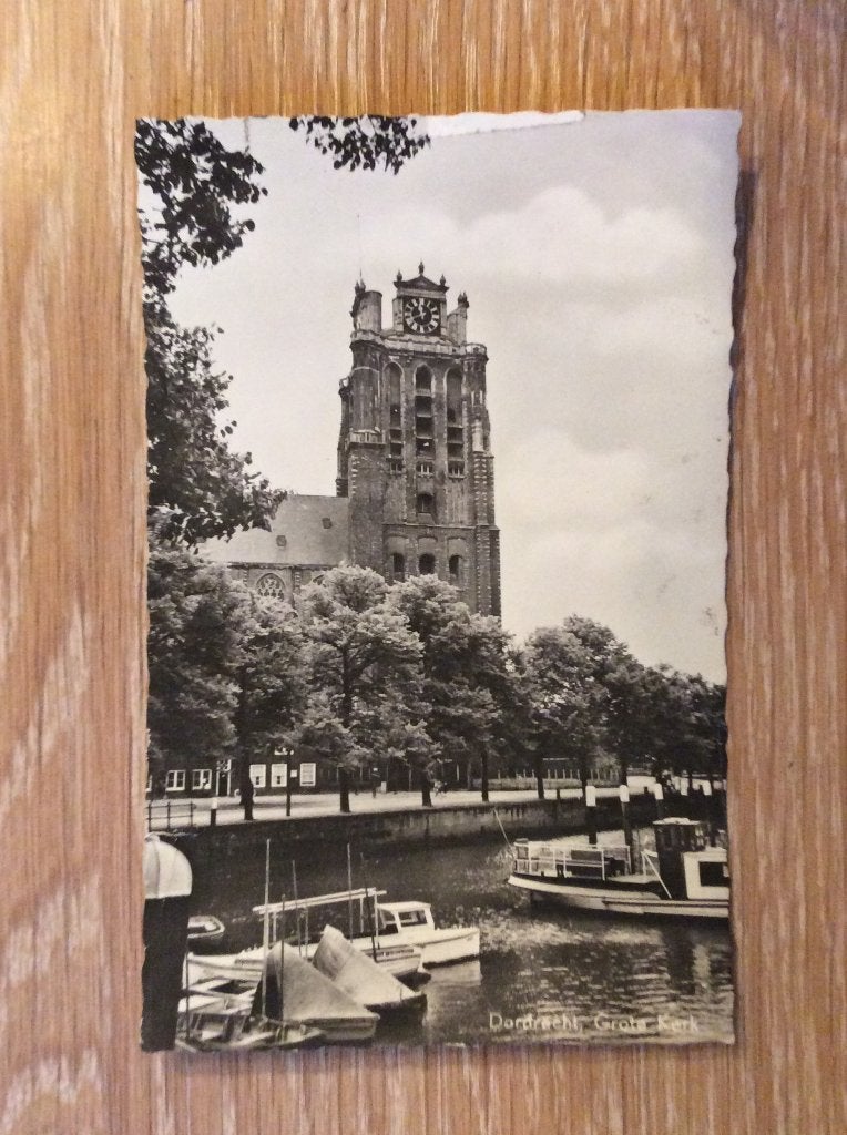 Dordrecht, Grote Kerk, Ophalen of Verzenden, 1960 tot 1980, Gelopen, Zuid-Holland