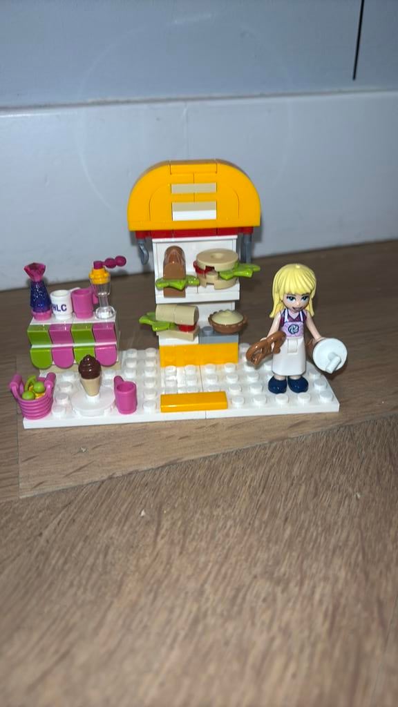 Lego bakkerij zelfgemaakt, Gebruikt, MOC (eigen creatie), Lego, Friends