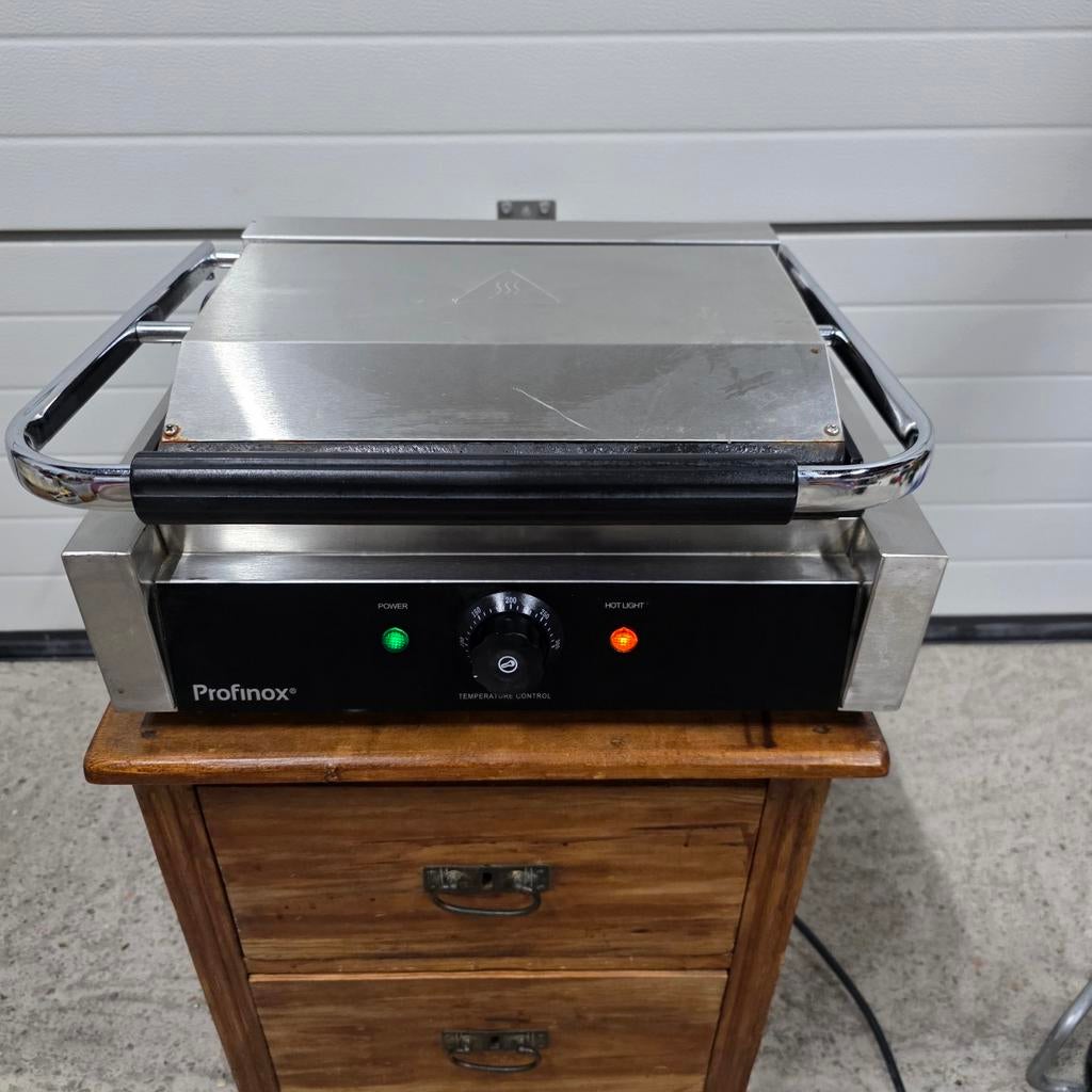 Profinox panini grill, Ophalen of Verzenden, Zo goed als nieuw