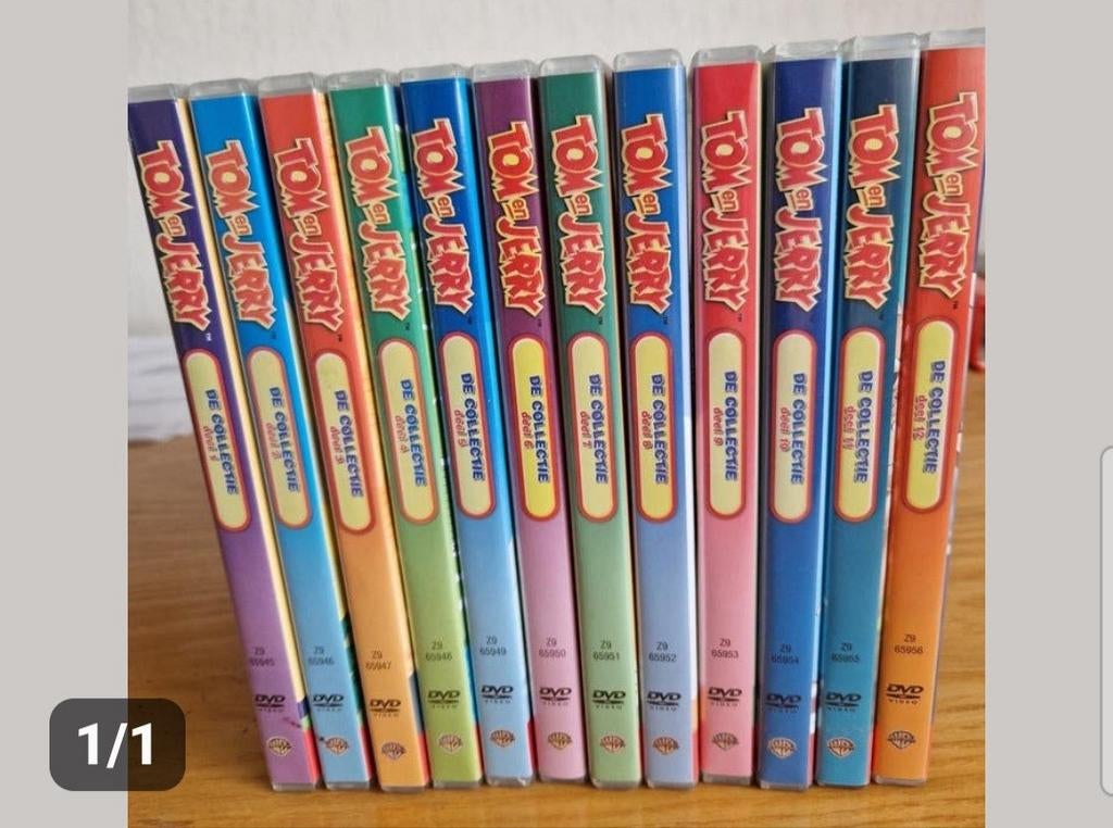 12 geweldige DVD's van Tom & Jerry, Boeken, Meerdere comics, Ophalen, Zo goed als nieuw, Europa