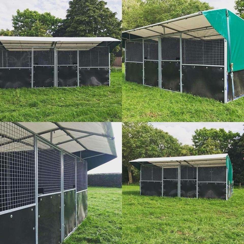 Buitenstal paard of pony/ schuilstal, Dieren en Toebehoren, Opfok, 2 of 3 paarden of pony's