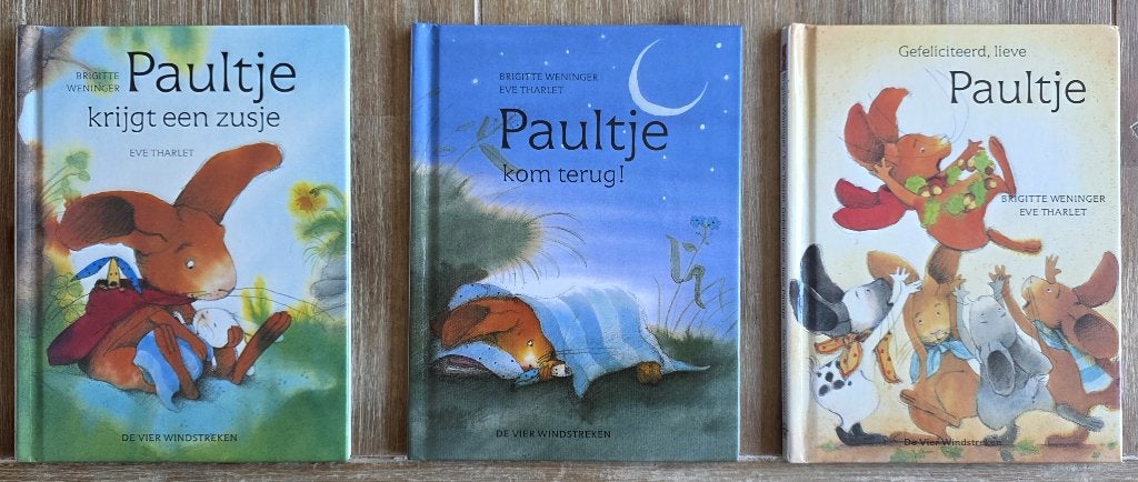 3 x Paultje - Brigitte Weninger en Eve Tharlet, Fictie algemeen, Jongen of Meisje, Brigitte Weninger en Eve Tharlet, Ophalen of Verzenden