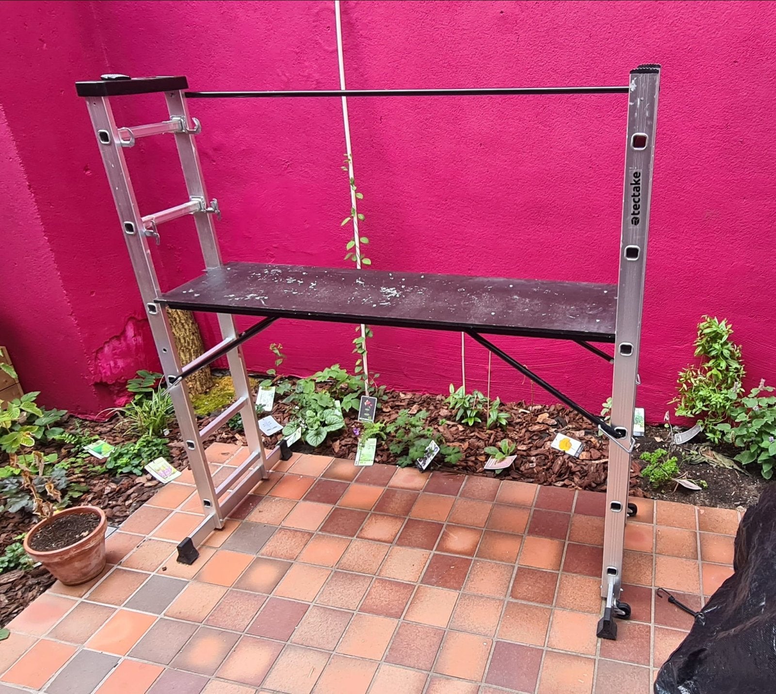 Tectake Multisteiger - Multifunctionele Steiger, Ophalen, Gebruikt, Rolsteiger of Kamersteiger, 2 tot 5 meter