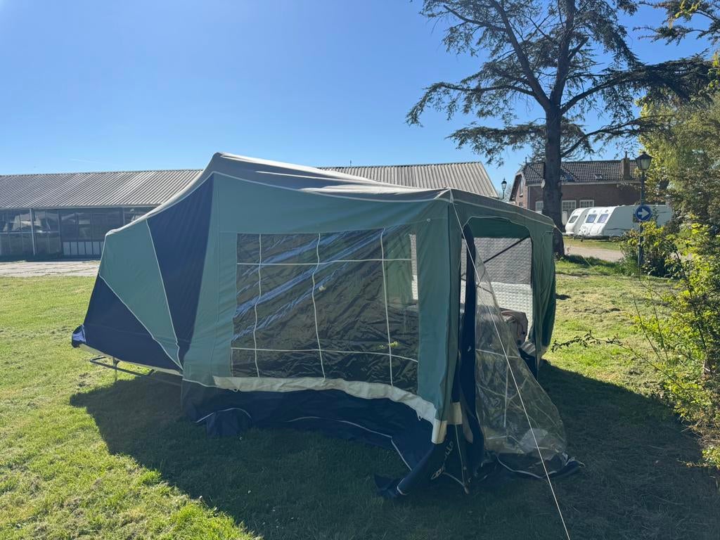 Camp-let Apollo Lux (1999) – € 499,99 VASTE PRIJS, Caravans en Kamperen, Ophalen, Gebruikt