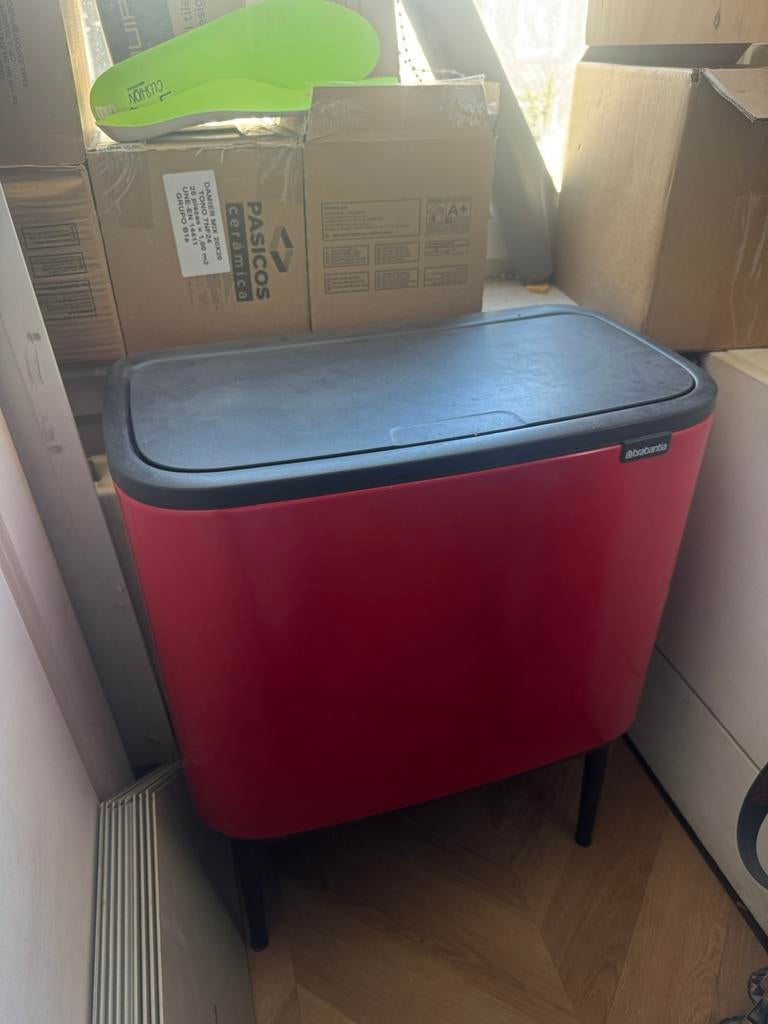 Brabantia Bo Touch Bin 11+23 liter, Ophalen, 50 tot 75 cm, Zo goed als nieuw, Rvs