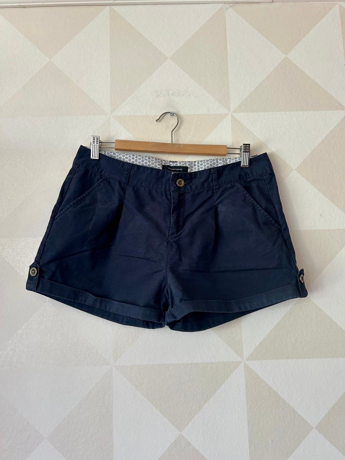 Primark Atmosphere korte broek donkerblauw M/L/40, Kleding | Dames, Maat 38/40 (M), Kort, Blauw, Ophalen of Verzenden