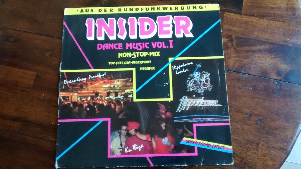 LP - Insider Dance Music Vol. 1 Non-stop-mix, Cd's en Dvd's, Ophalen of Verzenden, Gebruikt, 12 inch, Dance en House