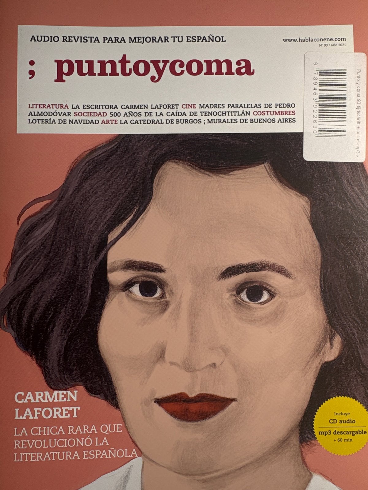 Punto y Coma Spaans tijdschrift met audio - 2021, Ophalen of Verzenden, Zo goed als nieuw, Overige typen
