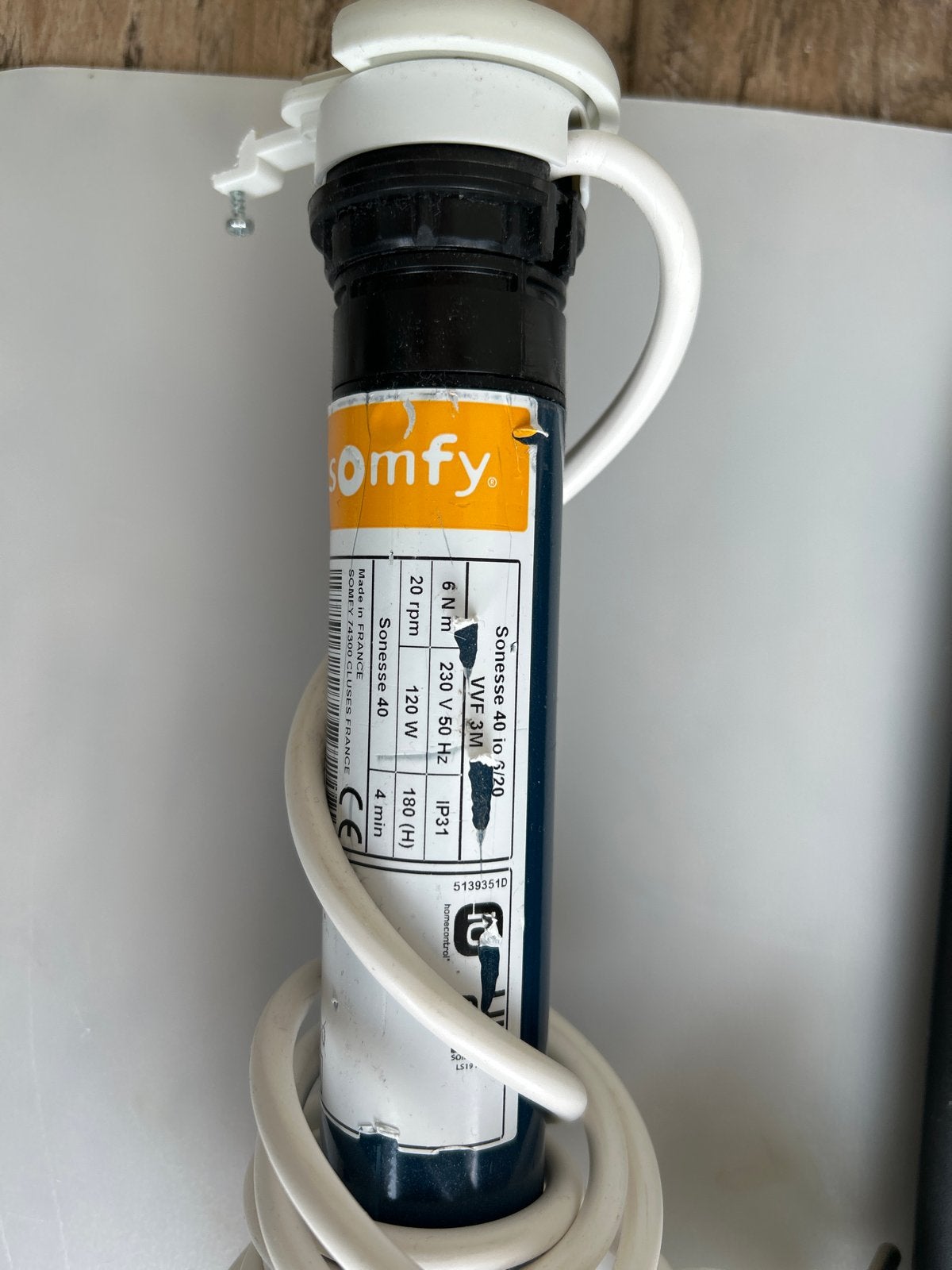 Somfy Sonesse 40 io 6/20 Rolluikmotor