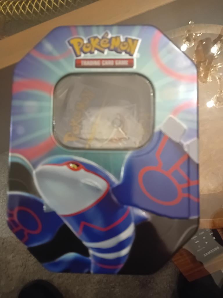 Pokémon Azure Legends Tin (Kyogre ex) kun je op, Ophalen, Nieuw, Overige typen, Foil