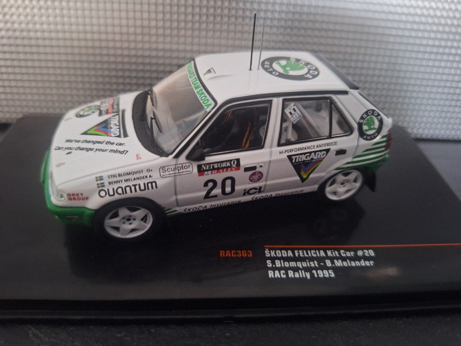 Skoda Felicia Kit Car #20 RAC Rally 1995 Schaal 1:43, Overige merken, IXO, IXO, Nieuw