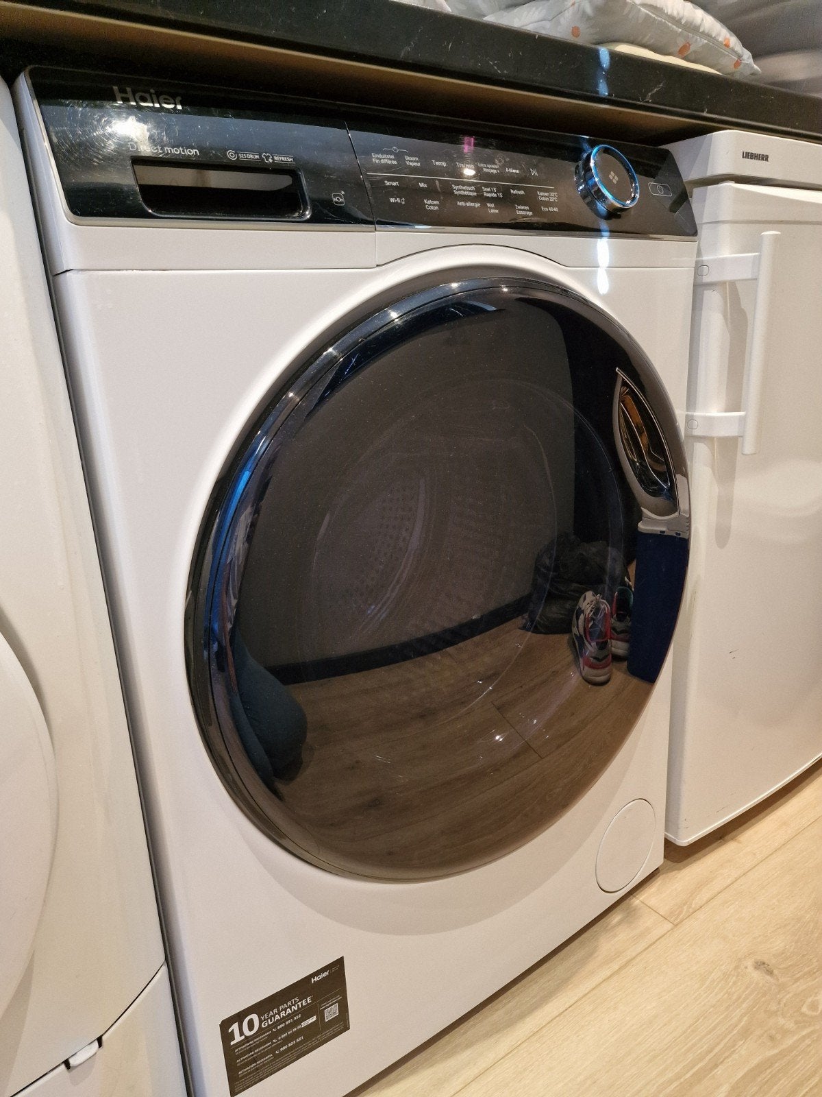 Haier Wasmachine - met Wi-Fi, Ophalen, 1200 tot 1600 toeren, Gebruikt, 8 tot 10 kg