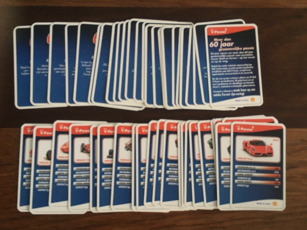 Shell Ferrari Playing Cards Set NIEUW, Verzamelen, Ophalen of Verzenden, Zo goed als nieuw, Auto's