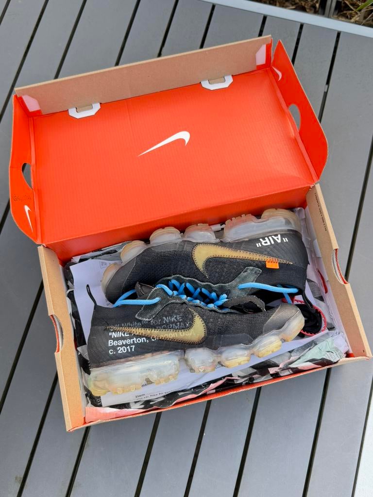 Nike vapormax x Off White, Kleding | Heren, Schoenen, Zwart, Ophalen of Verzenden, Sneakers of Gympen, Zo goed als nieuw