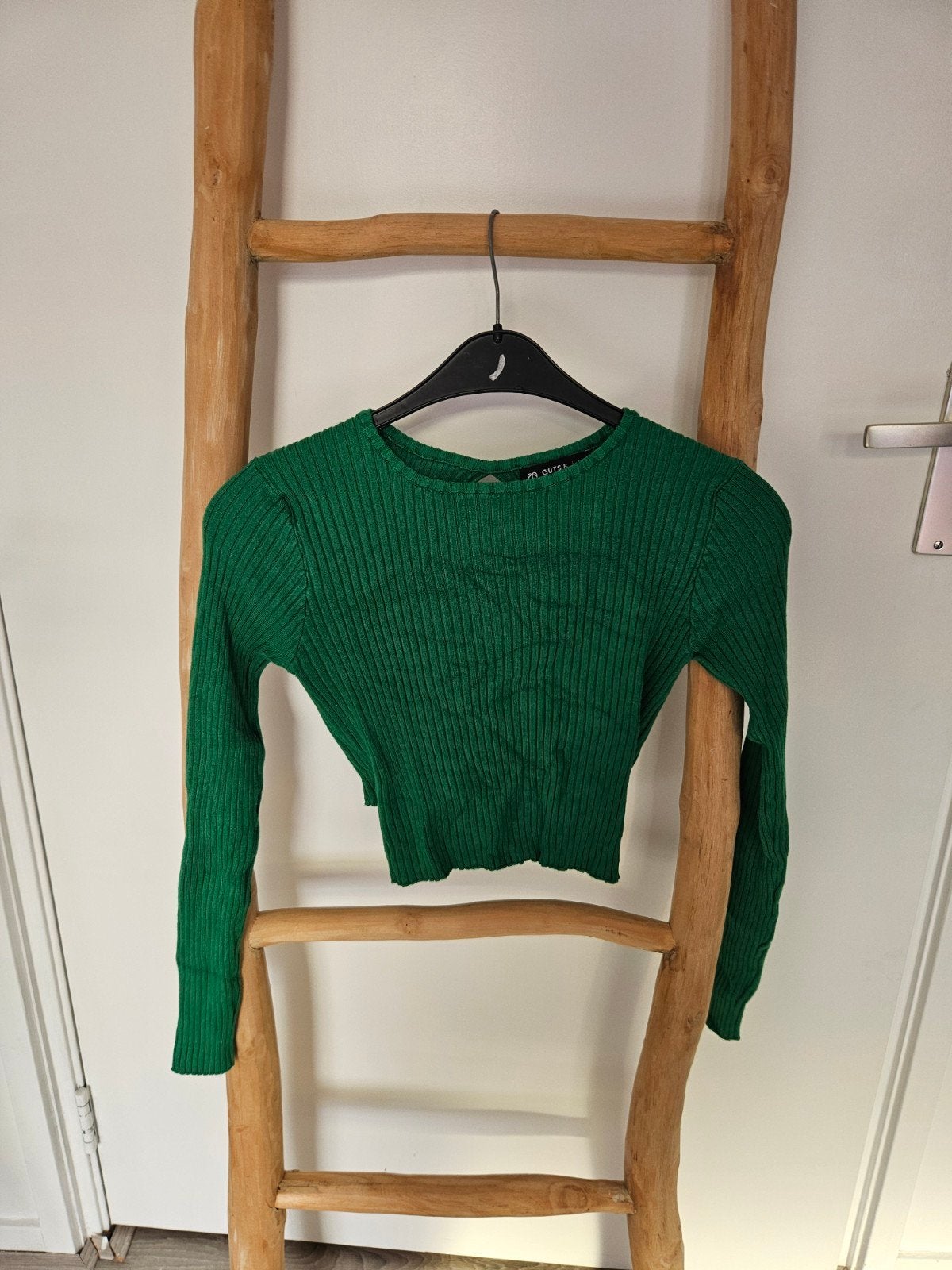 Guts & Gusto Croptop ( Open Rug ), Guts & Gusto, Ophalen of Verzenden, Lange mouw, Gedragen