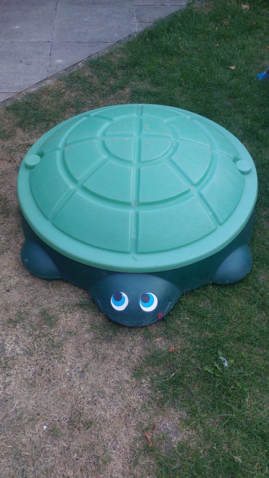 Zandbak met deksel - diameter 1 meter, Ophalen, Gebruikt
