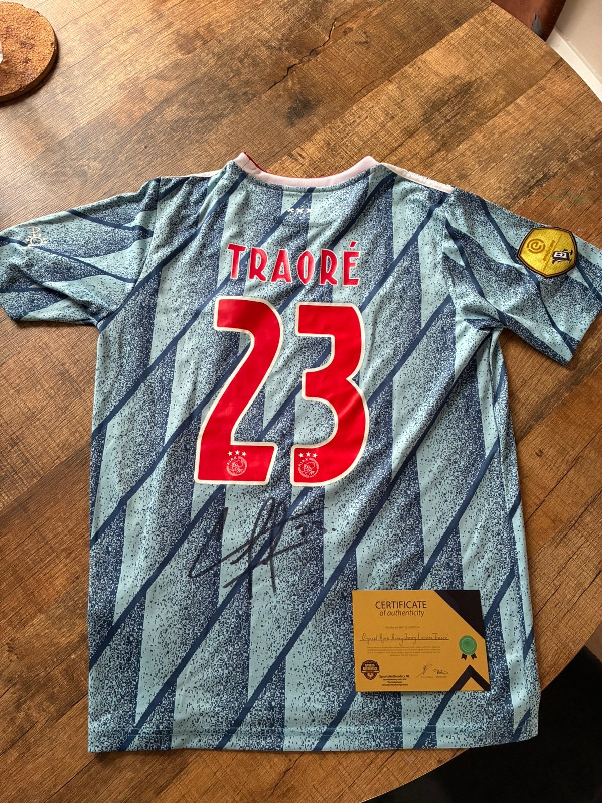 Ajax shirt Traoré gesigneerd, Ophalen of Verzenden, Nieuw, Ajax, Shirt