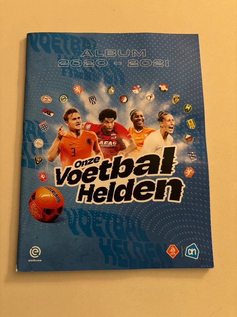 Leeg ah voetbal helden album van het seizoen 2020-2021., Ophalen of Verzenden, Zo goed als nieuw, Buitenlandse clubs, Boek of Tijdschrift