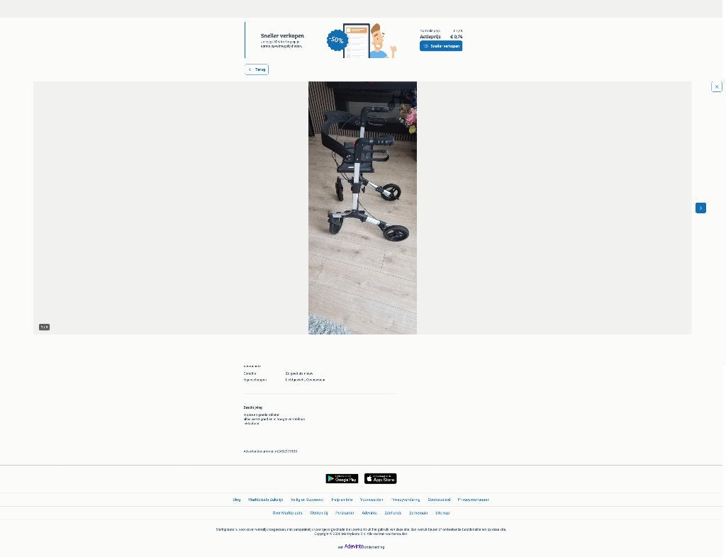 lichtgewicht ,rollator, Ophalen, Lichtgewicht, Gebruikt