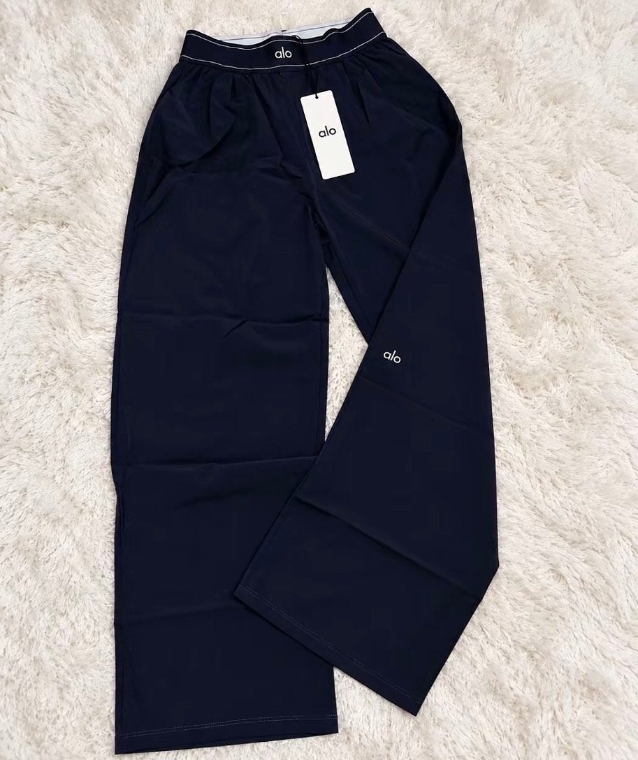 Nieuwe Alo Yoga Broek - Donkerblauw, Ophalen of Verzenden, Nieuw, Blauw, Lang