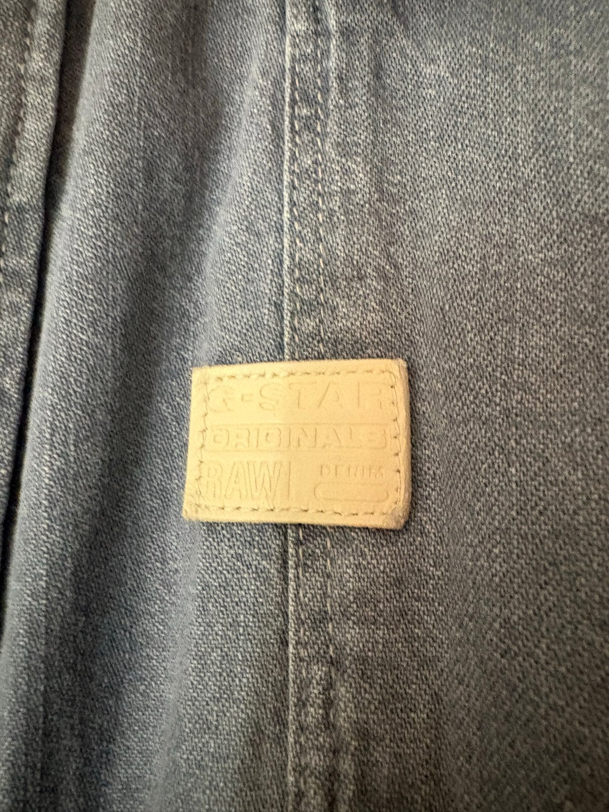G-Star RAW Slim Fit spijkerblouse - Zo goed als nieuw, Ophalen of Verzenden, Zo goed als nieuw, Blauw, Overige halswijdtes