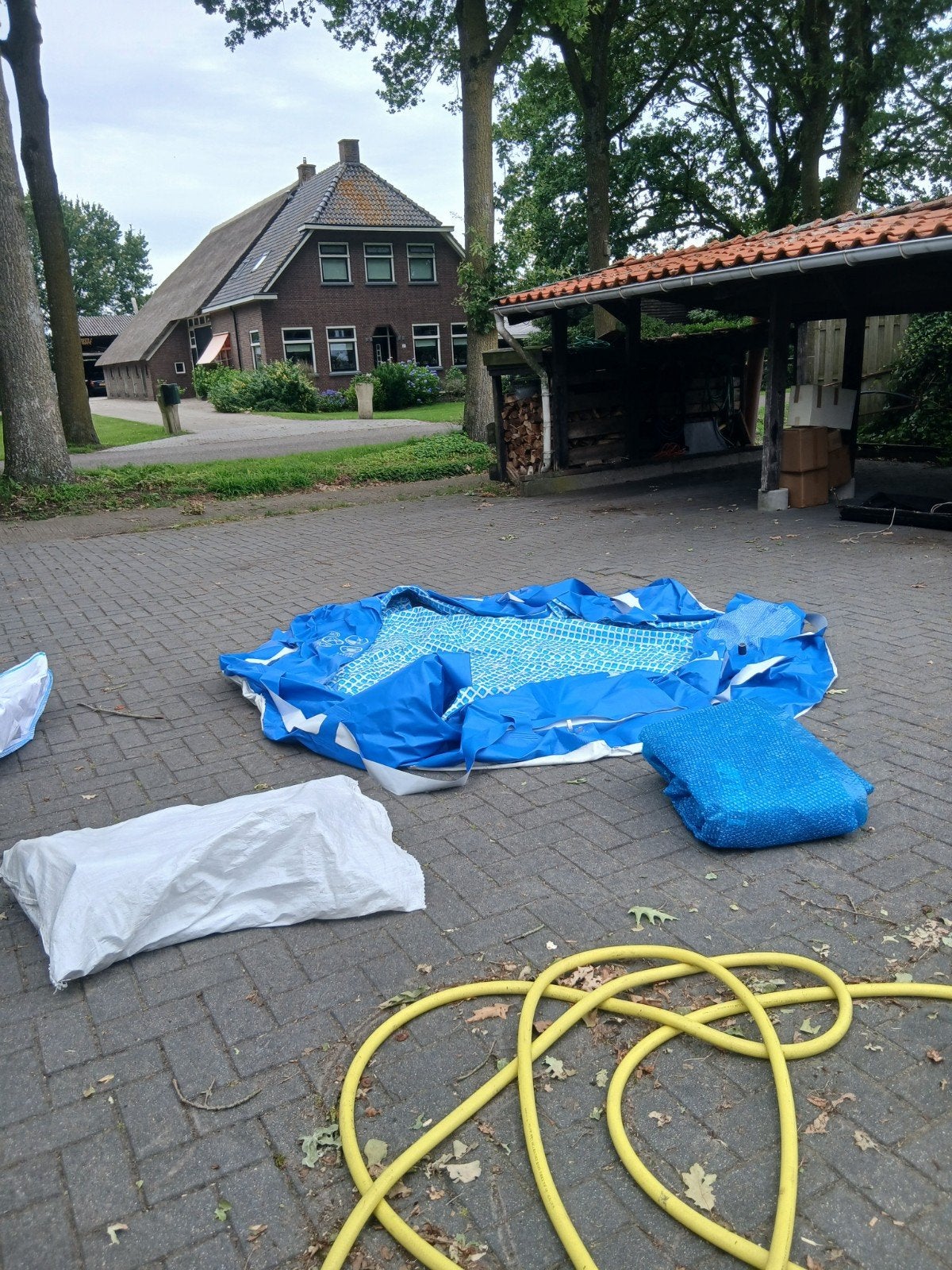 Intex Rond Zwembad 290-310 cm met Pomp en Isolatie zijl, Tuin en Terras, Ophalen of Verzenden