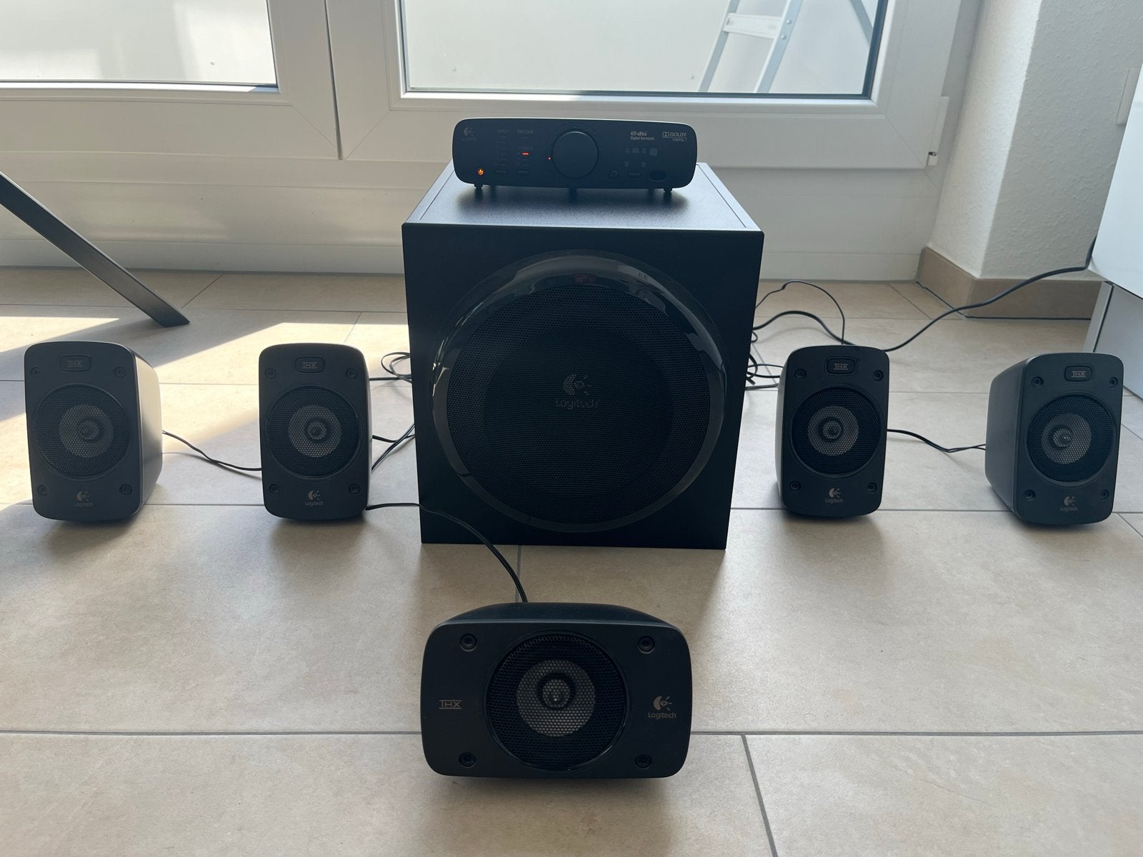 Logitech Z906 5.1 Surround Sound Speakerset, Audio, Tv en Foto, Home Cinema-sets, Gebruikt, 70 watt of meer, 5.1-systeem, Overige spelers