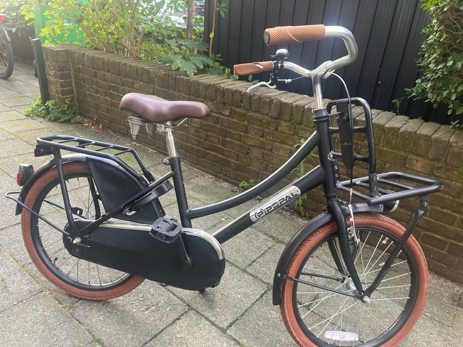 Popal Daily Dutch Basic 20 Inch Zwart Transportfiets, Fietsen en Brommers, Ophalen, Zo goed als nieuw, Terugtraprem, 16 tot 20 inch