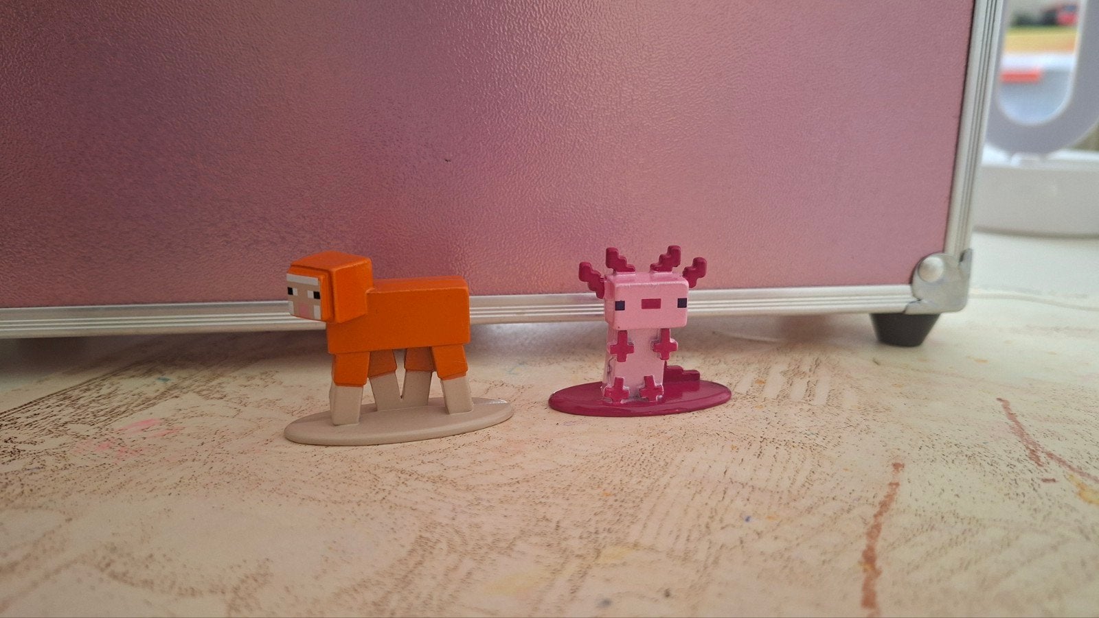Minecraft Poppetjes - Axolotl en Schaap, Ophalen, Nieuw