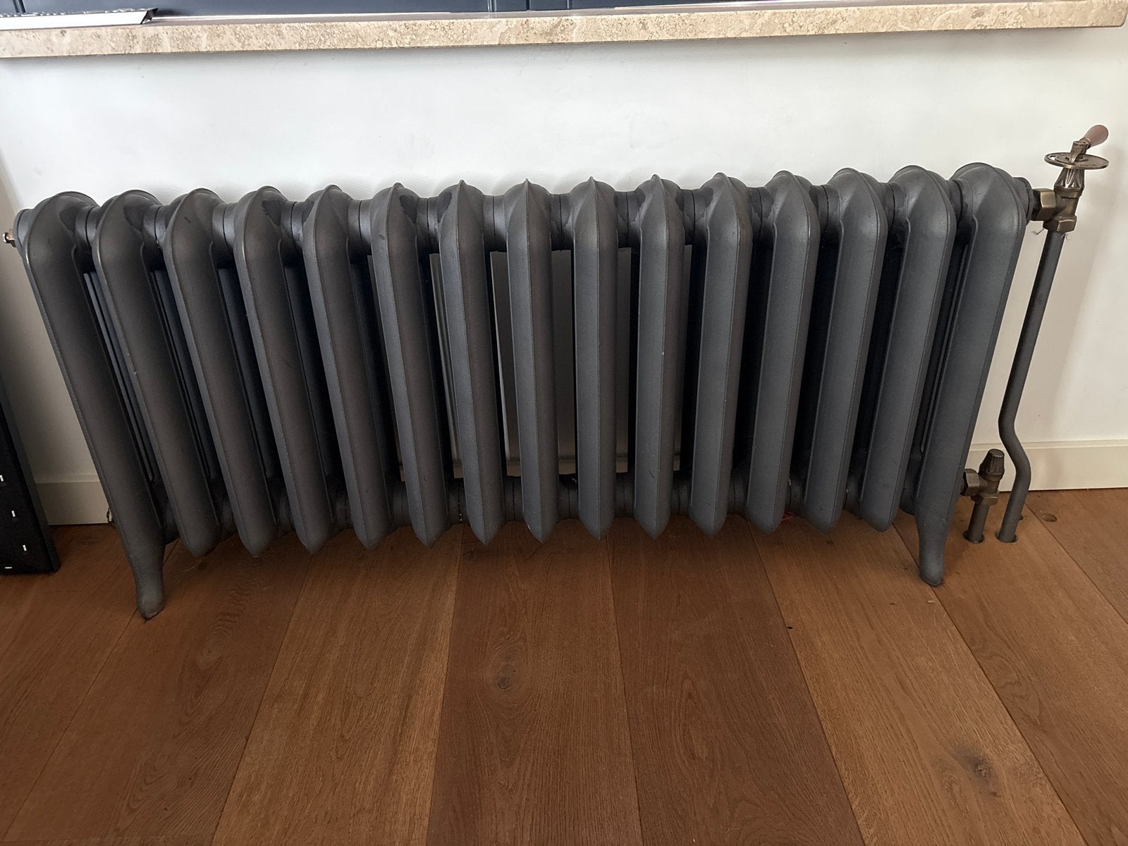 4x Gietijzeren radiatoren - Klassieke stijl, Ophalen, 30 tot 80 cm, Gebruikt, Radiator