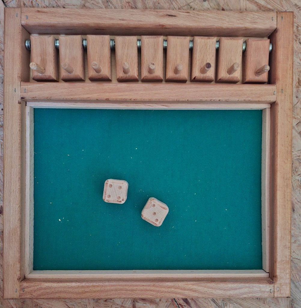 Oud Hollands houten spel (alle negen), Hobby en Vrije tijd, Een of twee spelers, Ophalen of Verzenden, Gebruikt