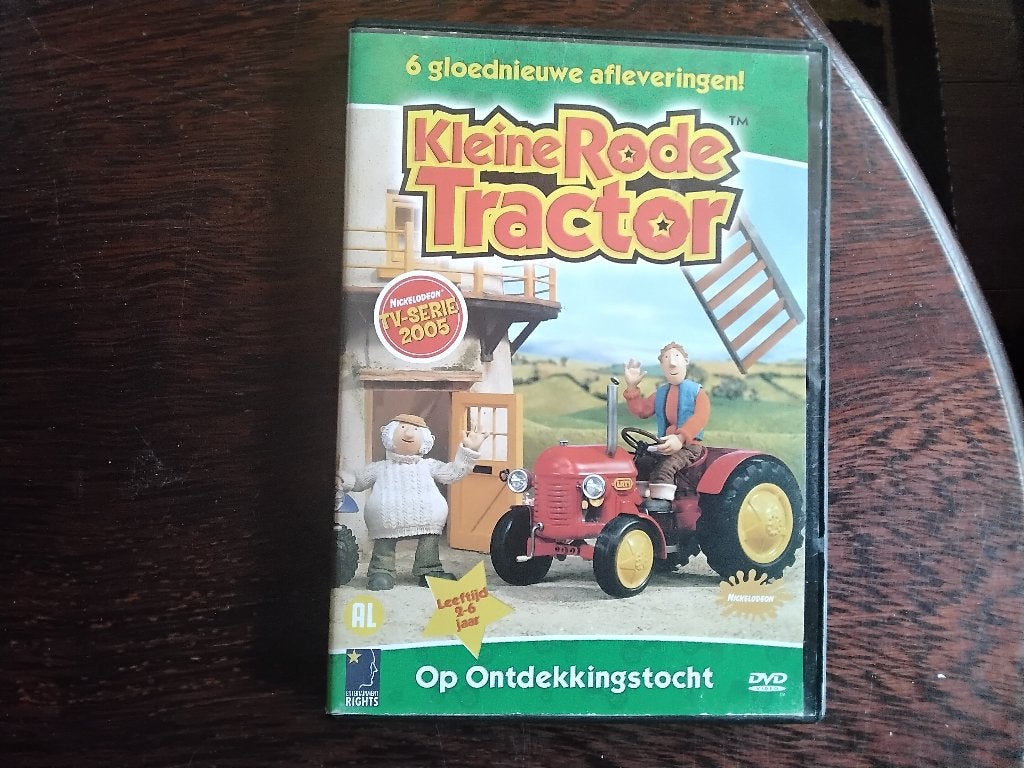 Kleine rode tractor op ontdekkingstocht, origineel, Avontuur, Alle leeftijden, Ophalen of Verzenden, Zo goed als nieuw