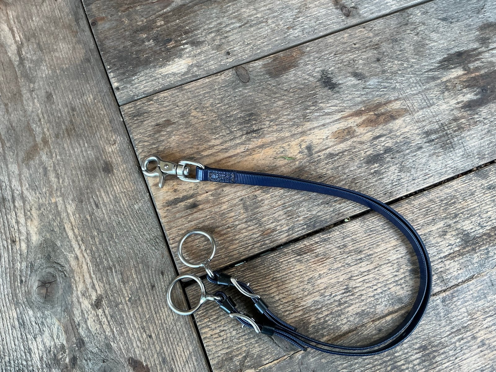 Martingaalvork biothane blauw full, Dieren en Toebehoren, Paarden en Pony's | Overige Paardenspullen, Ophalen of Verzenden, Zo goed als nieuw