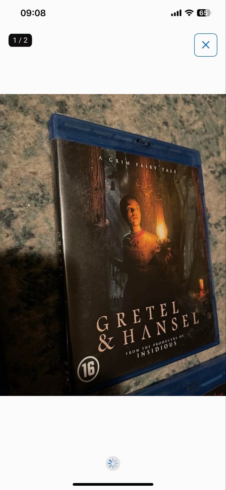 Gretel & Hansel Blu-ray (Horror, Vanaf 16 jaar), Cd's en Dvd's, Dvd's | Horror, Engels, Vanaf 16 jaar, Nederlands, Ophalen of Verzenden