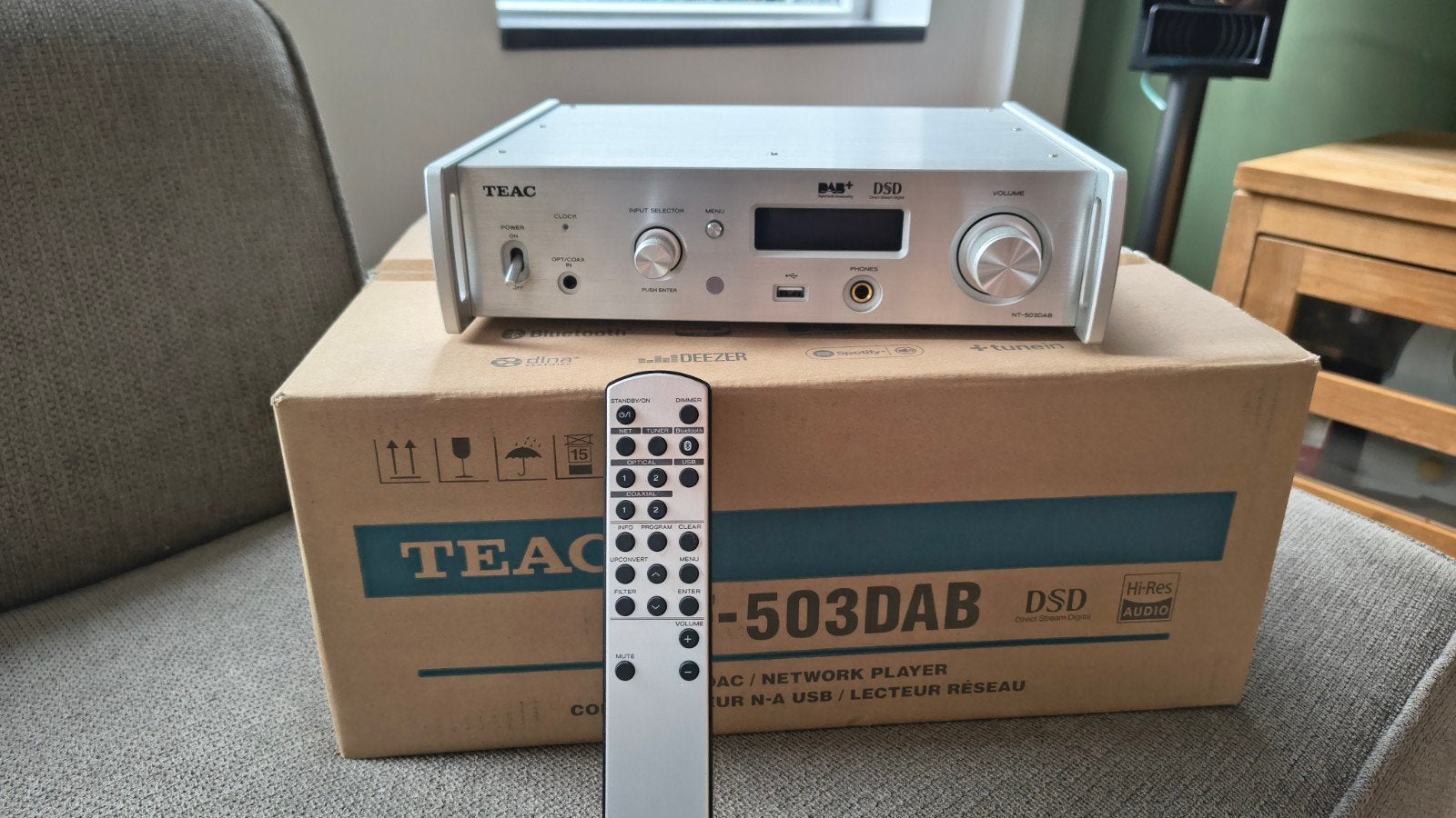 TEAC NT-503DAB Netwerkspeler/DAC - Zo goed als nieuw, Ophalen of Verzenden, Zo goed als nieuw