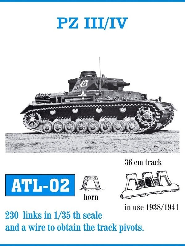 D-569,FRIUL MODEL 1-35,NO,ATL-02,PZ III/IV, Overige merken, 1:32 tot 1:50, Overige typen, Nieuw