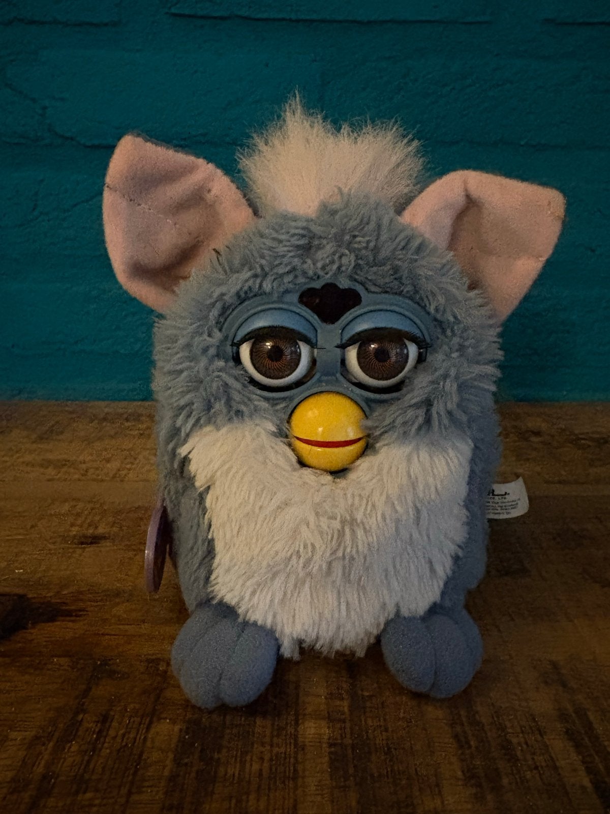 Vintage Furby 1998 Grijs/Wit - Werkend, Ophalen of Verzenden, Gebruikt, Jongen of Meisje