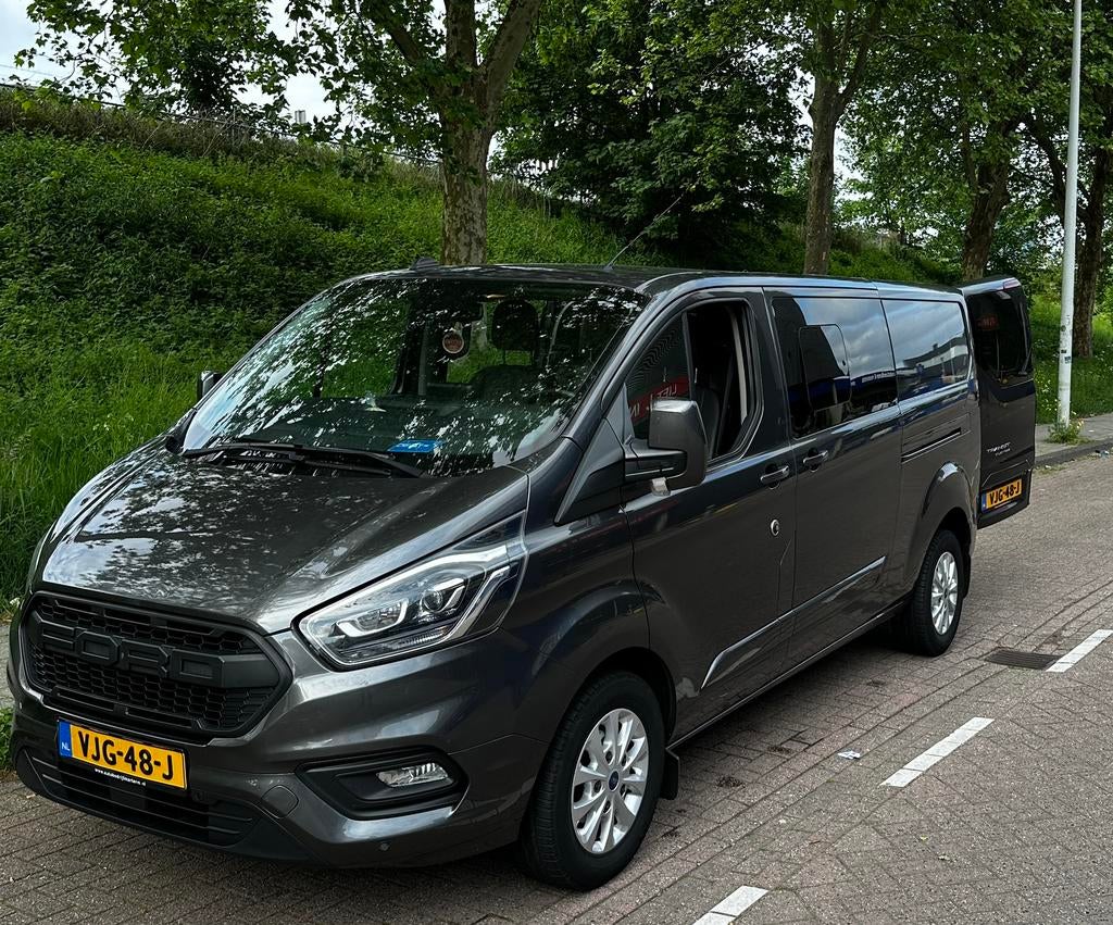 Fort Transit Custom 2.0 TDCI 170 PK Automaat Dubbele Cabine, Euro 6, Leder, Diesel, Particulier