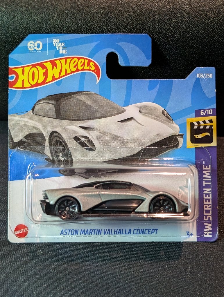 Hot Wheels Aston Martin Valhalla Concept 007 No Time To Die, Ophalen of Verzenden, Nieuw, Auto