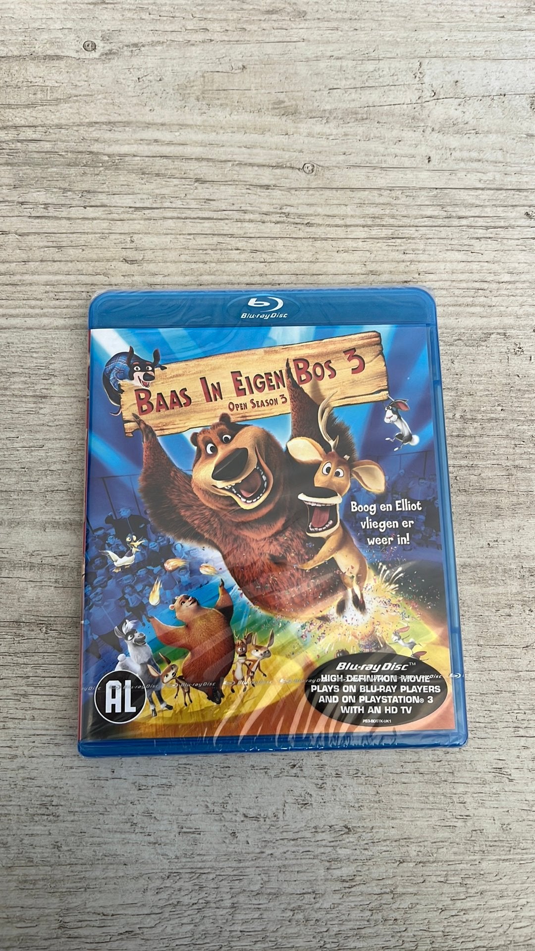 Blu-ray Baas in eigen bos 3 te koop, Ophalen of Verzenden, Zo goed als nieuw, Tekenfilms en Animatie