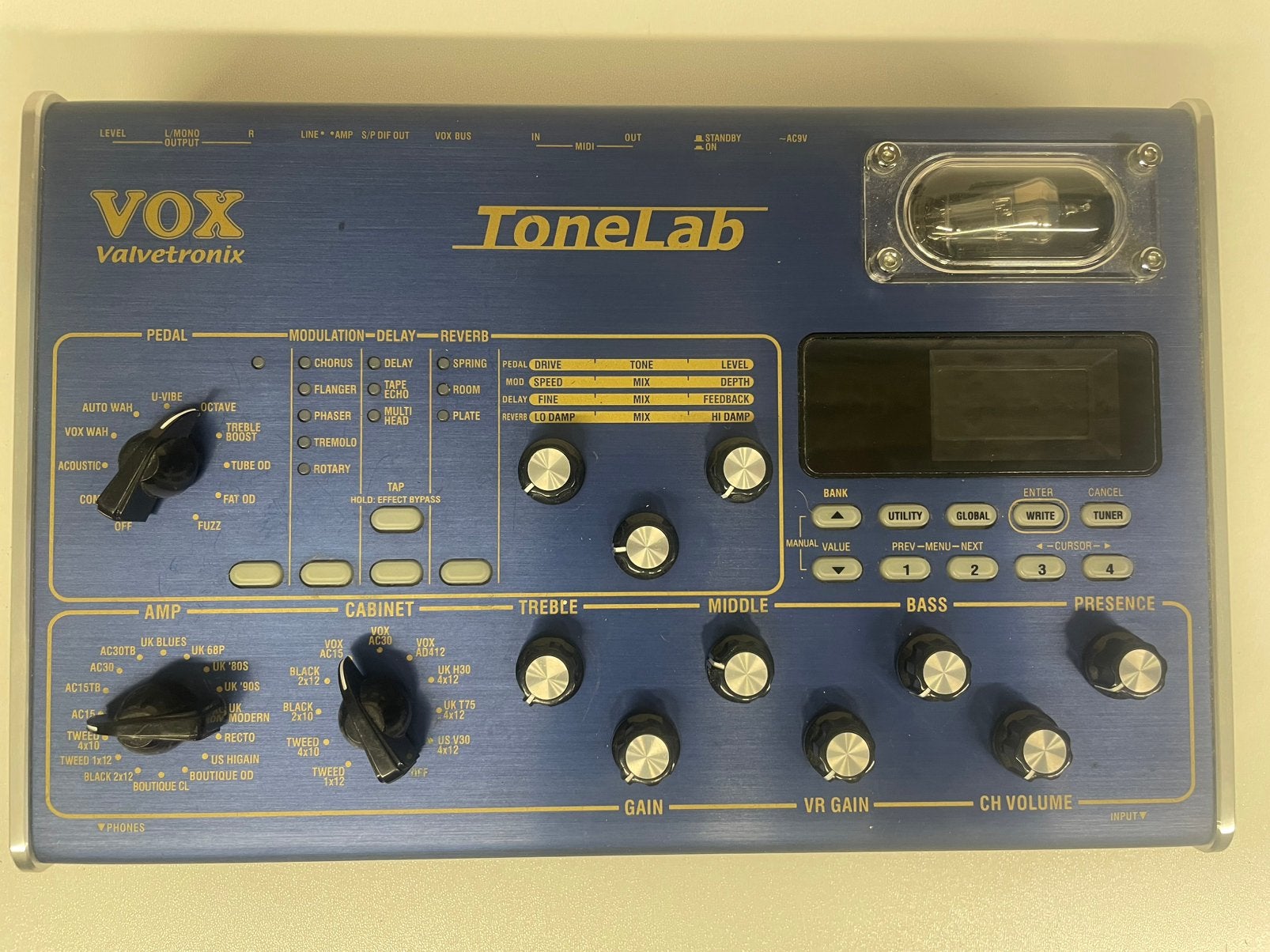 Vox ToneLab Valvetronix | In topstaat met 12AX7 buis, Muziek en Instrumenten, Ophalen of Verzenden, Zo goed als nieuw, Reverb