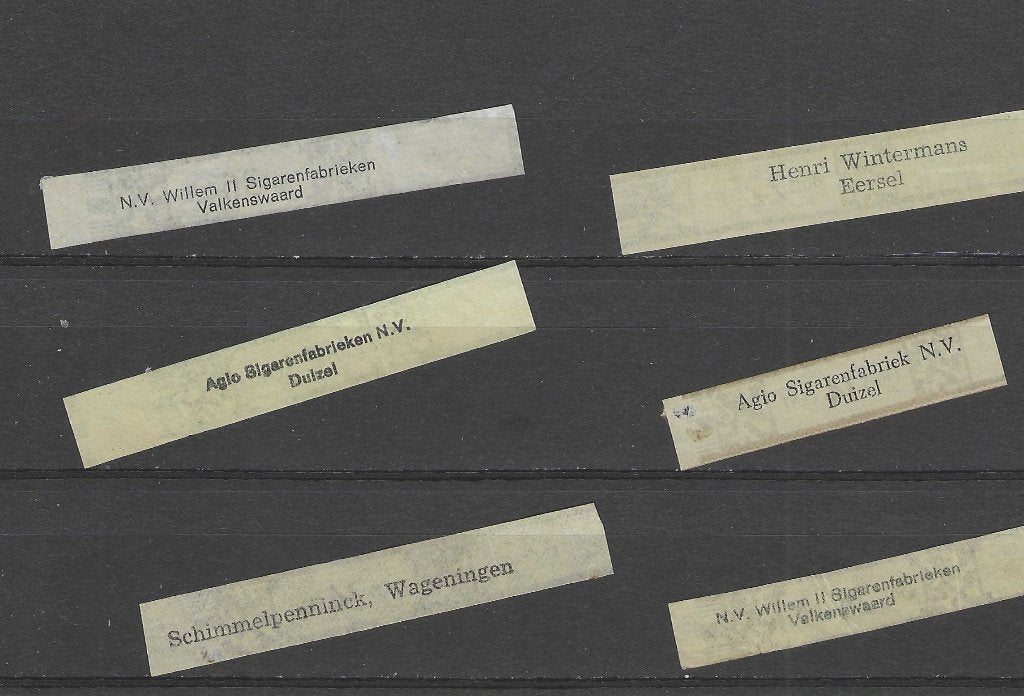 klassiek blad 264  belasting bandrrol  sigarenbanden, Ophalen of Verzenden, Zo goed als nieuw, Sigarenbandjes