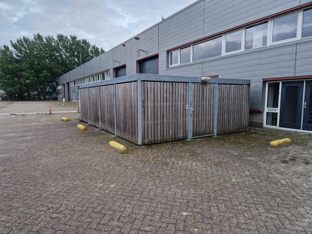 Robuust fietsenhok  (5x8 meter), Tuin en Terras, Bergingen en Tuinkasten, Gebruikt, Fietsenberging, Metaal, Ophalen