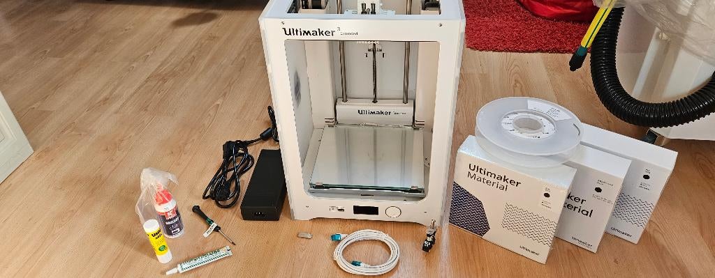 3D Printer Ultimaker 3 Extended Nieuwstaat, Computers en Software, 3D Printers, Ophalen, Ingebouwde Wi-Fi, Ultimaker, Zo goed als nieuw
