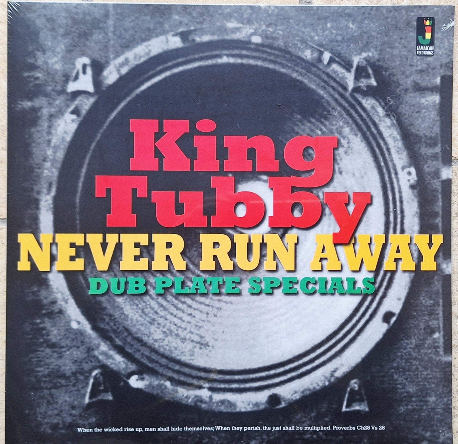 King Tubby - Never Run Away Dub Plate Specials (reggae LP), LP, Geseald, Ophalen of Verzenden, 12 inch