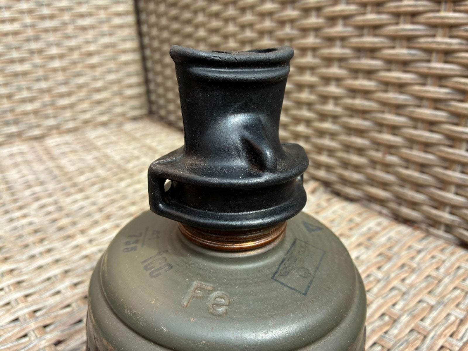 Duitse kriegsmarine nood gasmasker mondstuk behelfsmasker, Ophalen of Verzenden, Duitsland