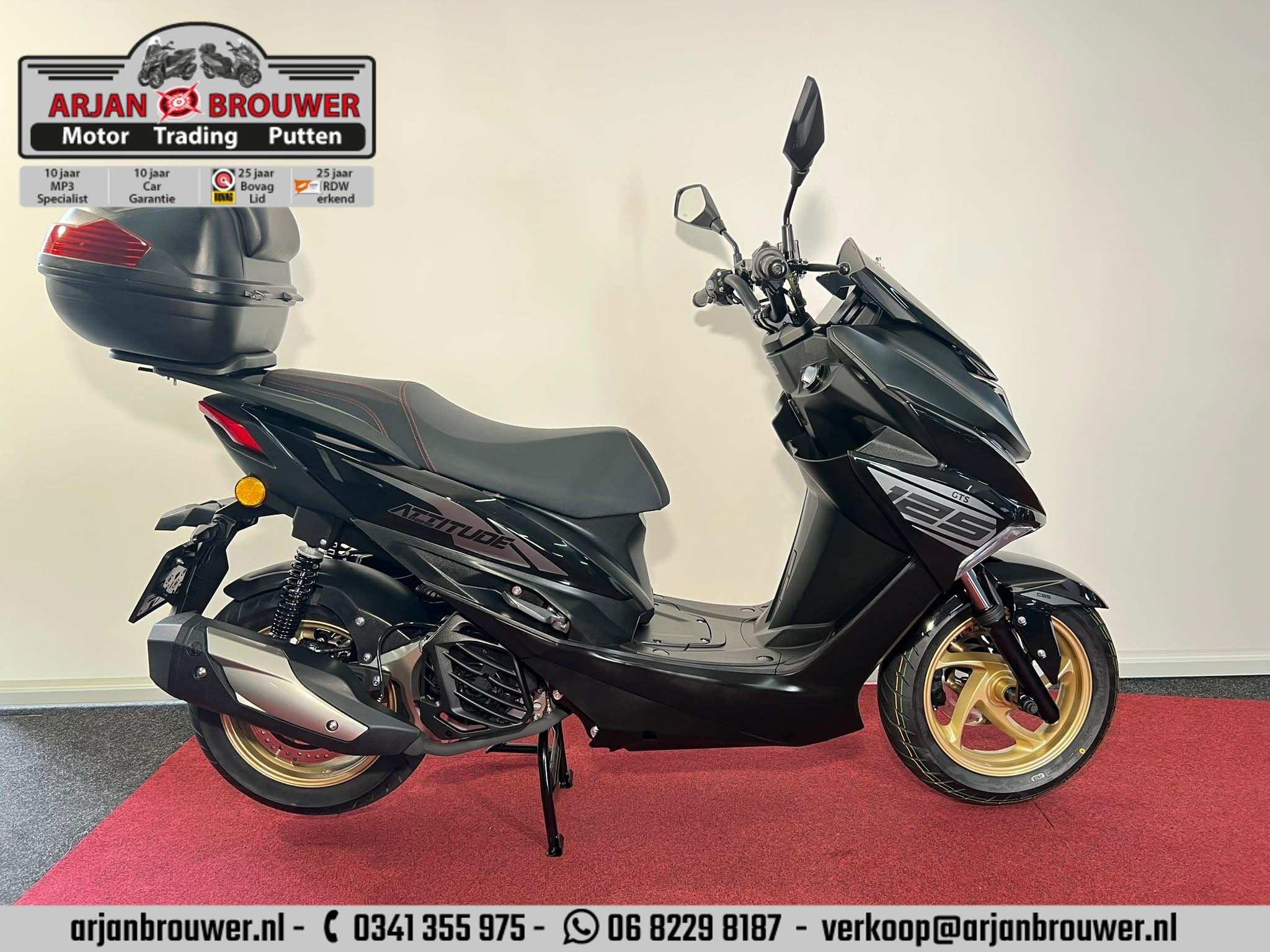 GTS Attitude 125 143km!, Nijverheidslaan 41
3903 AN  Veenendaal, NL, Scooter, 125 cc, 11 kW of minder